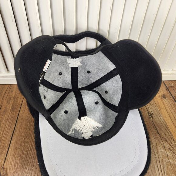 VTG Starter Salt Lake City 2002 Winter Olympic Games Fuzzy Hat Black Ear Flaps - Picture 10 of 11